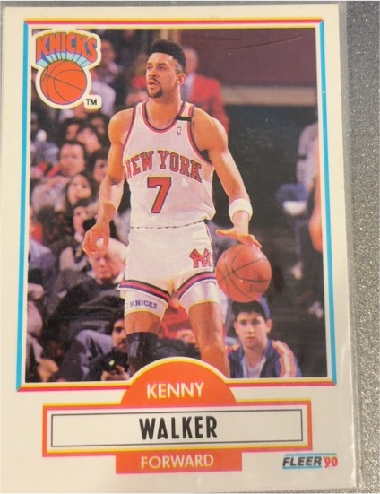 1990-91 Fleer #130 Kenny Walker — front