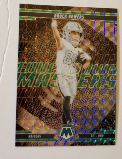 2025 Panini Mosaic Touchdown Masters #2 Brock Bowers — front