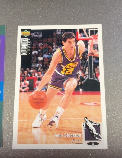 1994-95 Upper Deck Collector's Choice #422 John Stockton — front