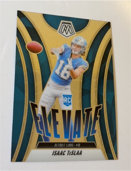 2025 Panini Mosaic #8 Isaac Teslaa Elevate — front