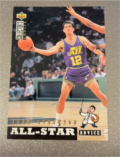 1994 Upper Deck Collector's Choice #196 John Stockton — front