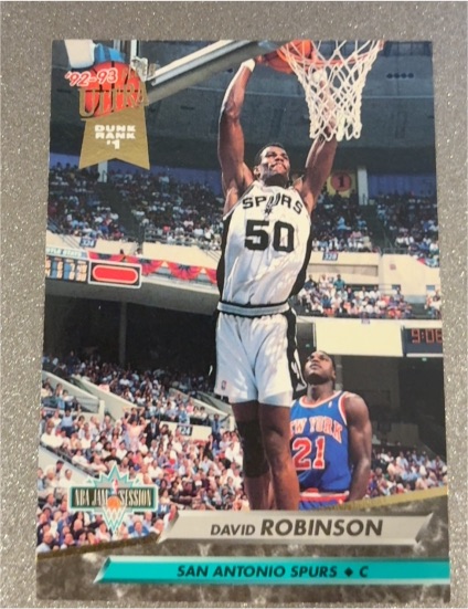 1992-93 Fleer Ultra #201 David Robinson — front