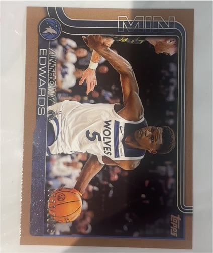 2025-26 Topps #108 Anthony Edwards — front