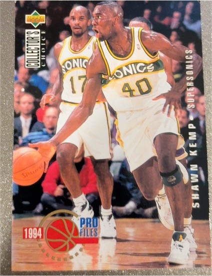 1994-95 Upper Deck Collector's Choice #203 Shawn Kemp — front
