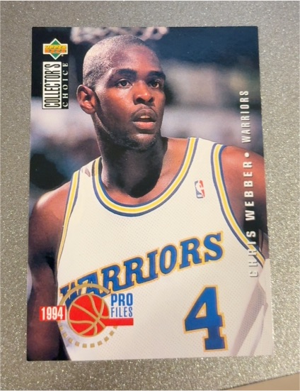 1994-95 Upper Deck Collector's Choice Pro Files #200 Chris Webber — front