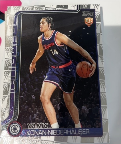 2025-26 Topps #230 Yanic Konan-Niederhauser — front