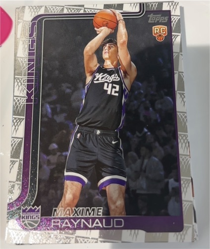 2025-26 Topps #243 Maxime Raynaud — front