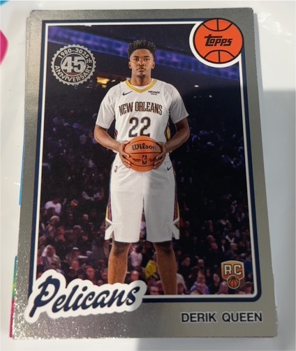 2025-26 Topps 45th Anniversary #80BK-60 Derik Queen — front