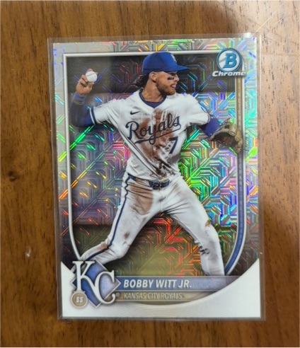 2025 Bowman Chrome #7 Bobby Witt Jr. — front