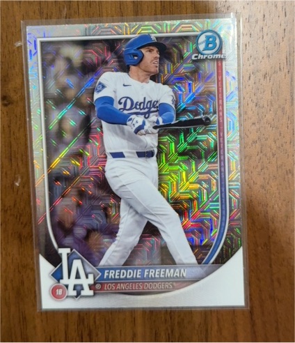 2025 Bowman Chrome #33 Freddie Freeman — front