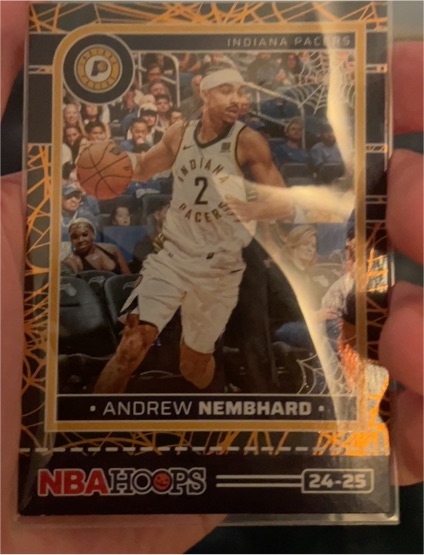 2024-25 Panini NBA Hoops Haunted Hoops #151 Andrew Nembhard — front
