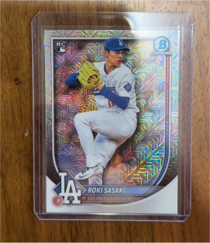 2025 Bowman Chrome #12 Roki Sasaki — front