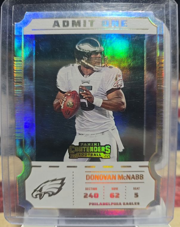 2022 Panini Contenders Admit One #AO-DMC Donovan McNabb — front