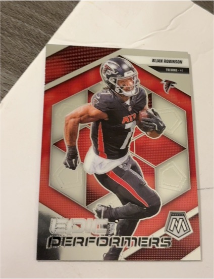 2025 Panini Mosaic Epic Performers #8 Bijan Robinson — front