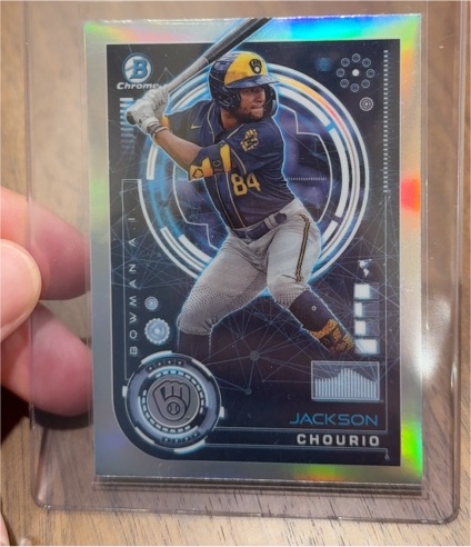 2024 Bowman Chrome #BAI-16 Jackson Chourio — front