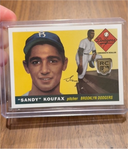 2020 Topps Rookie Card Retrospective Logo Medallion #RCR-SK Sandy Koufax — front