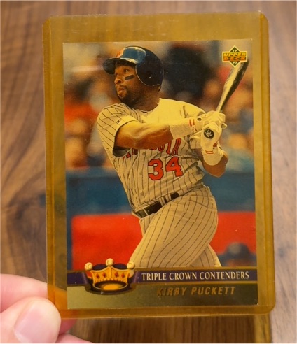 1993 Upper Deck Triple Crown #TC6 Kirby Puckett — front