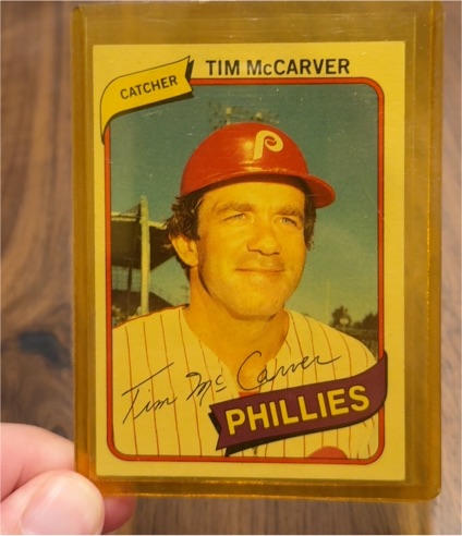 1980 Topps #178 Tim McCarver — front