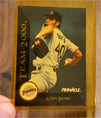 1992 Pinnacle Team 2000 #12 Andy Benes — front