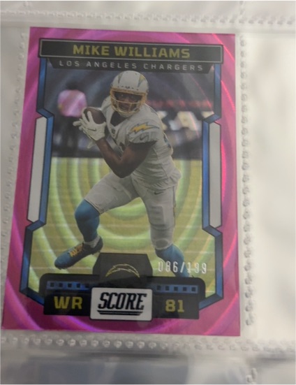 2023 Panini Score #086 Mike Williams — front