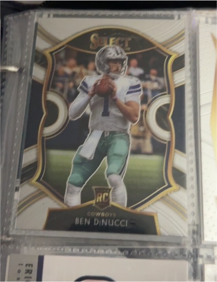 2020 Panini Select #99 Ben DiNucci — front