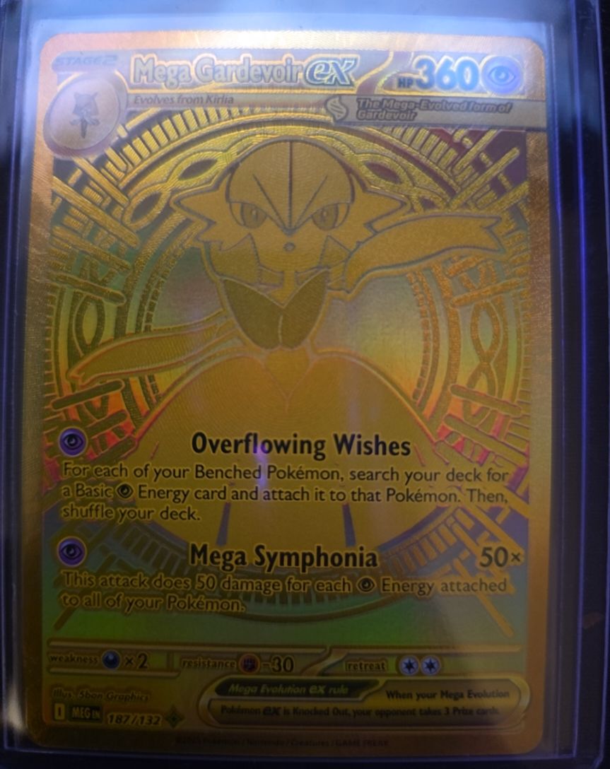 2025 Pokemon TCG Mega Gardevoir EX #187/132 — front