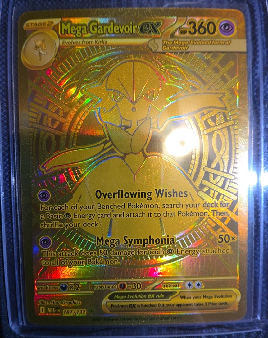 2025 Pokemon Mega Evolution #187/132 Mega Gardevoir ex — front