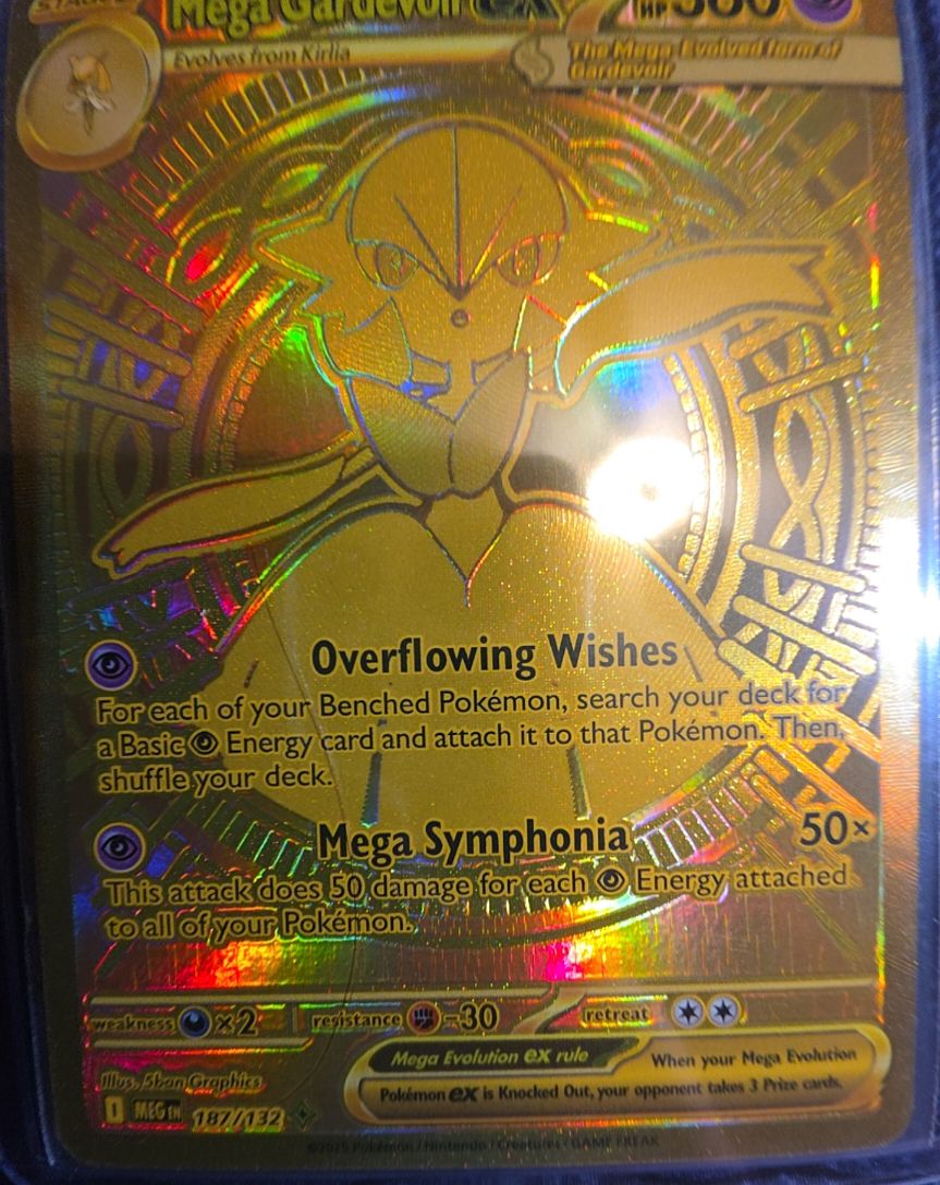 2025 Pokémon Mega Evolution #187 Mega Gardevoir EX — front