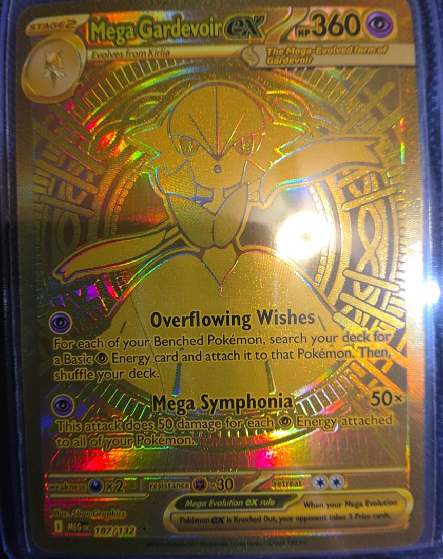 Pokemon Mega Evolutions Mega Gardevoir EX 187/132 — front