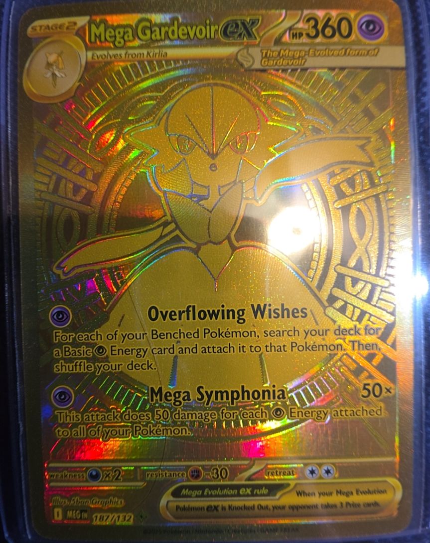 2015 Pokemon Mega Evolutions #187 Mega Gardevoir ex — front