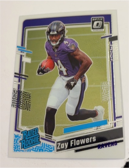 2023 Donruss Optic #210 Zay Flowers — front