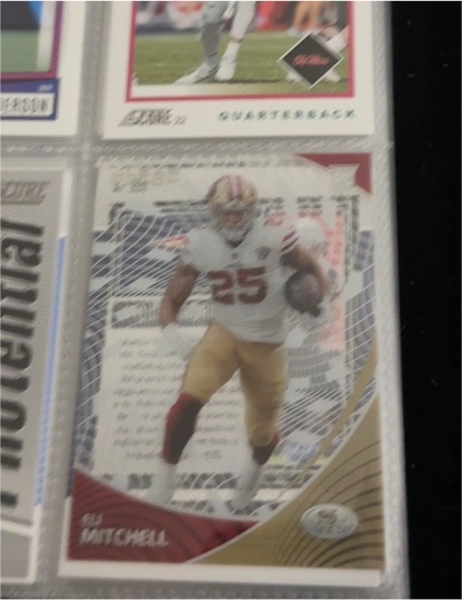 2021 Panini Chronicles Clear Vision Rookies #CVR-29 Eli Mitchell — front