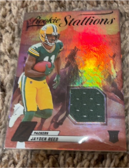 2023 Panini Zenith #RS-JRD Jayden Reed Rookie Stallions — front