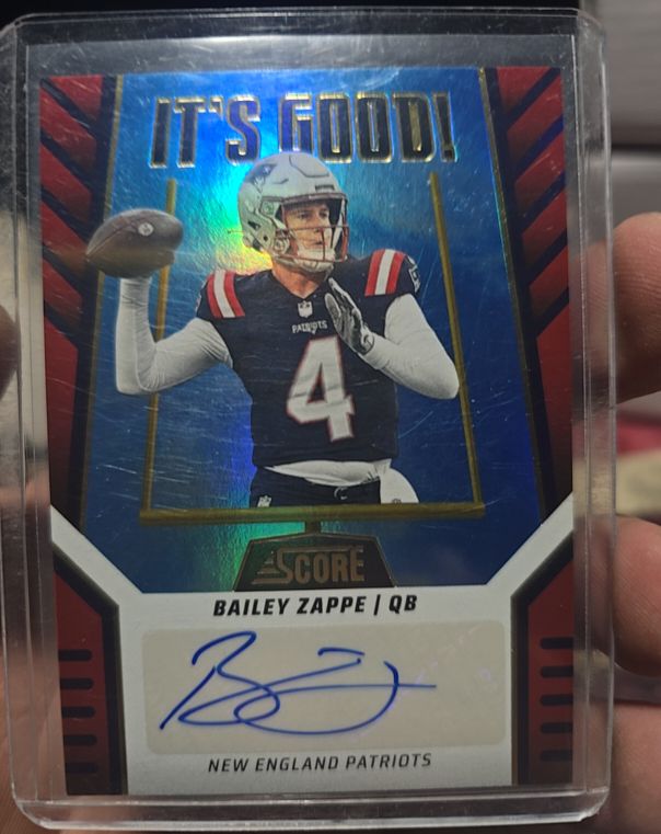 2024 Panini Score It's Good! #IG-BZE Bailey Zappe — front