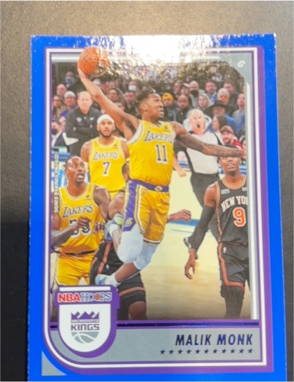 2022-23 Panini NBA Hoops #162 Malik Monk — front