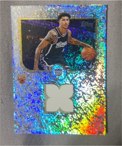 2025-26 Topps Basketball Keegan Murray #FF-KM Franchise Fabrics Holo Foil — front