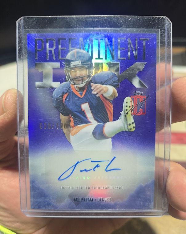 2024 Topps Signature Preeminent Ink #PI-JE Jason Elam — front