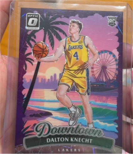 2024-25 Donruss Optic #25 Dalton Knecht Downtown — front