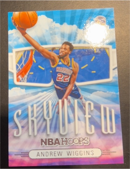 2022-23 Panini NBA Hoops Skyview #24 Andrew Wiggins — front