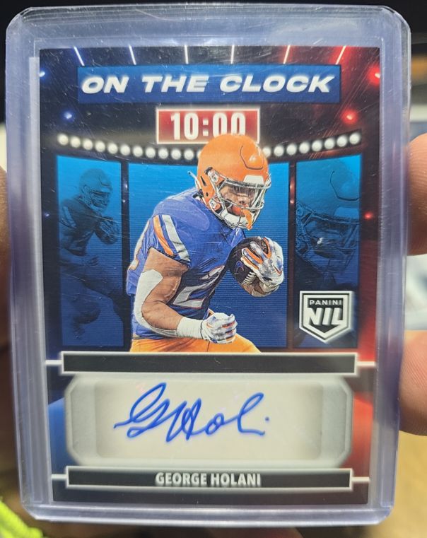 2024 Panini Prestige #OTC-GHI George Holani On the Clock — front