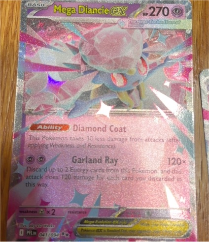 2025 Pokémon Mega Diancie ex #041/094 — front