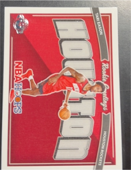 2022-23 Panini NBA Hoops #17 Tari Eason Rookie Greetings — front