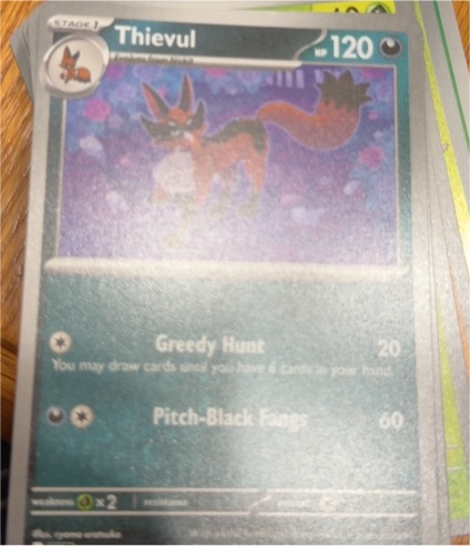 2025 Pokémon ME01: Mega Evolution #090 Thievul — front