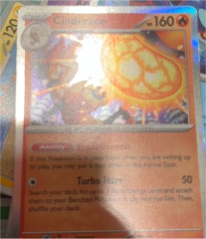 2025 Pokémon ME01: Mega Evolution #028 Cinderace — front