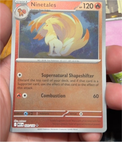 2025 Pokemon Mega Evolution #020 Ninetales — front
