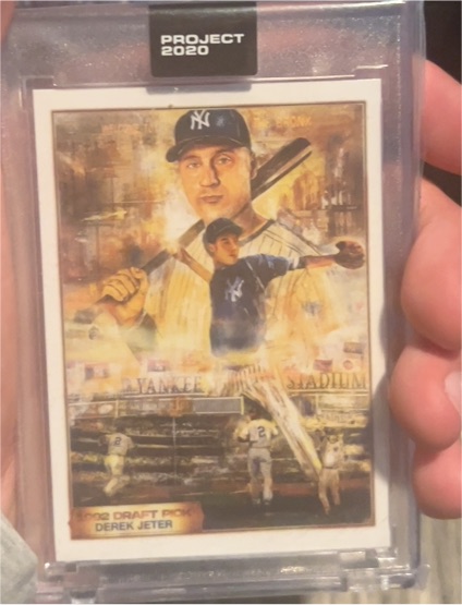 2020 Topps Project 2020 #82 Derek Jeter — front