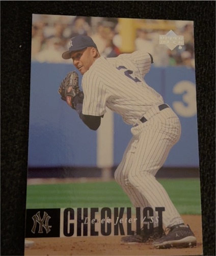 2006 Upper Deck #900 Derek Jeter Checklist — front