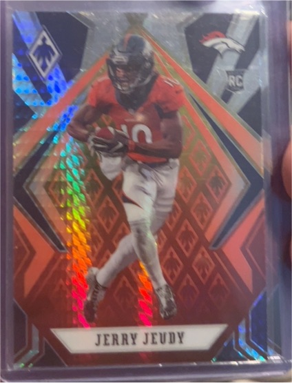 2020 Panini Phoenix - Rookies Fire Burst #105 Jerry Jeudy (RC) — front