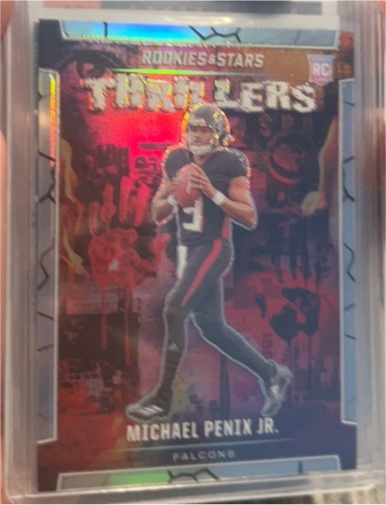 2024 Panini Rookies & Stars Thrillers #T-MPJ Michael Penix Jr. — front