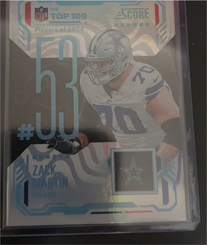 2025 Panini Score #53 Zack Martin — front